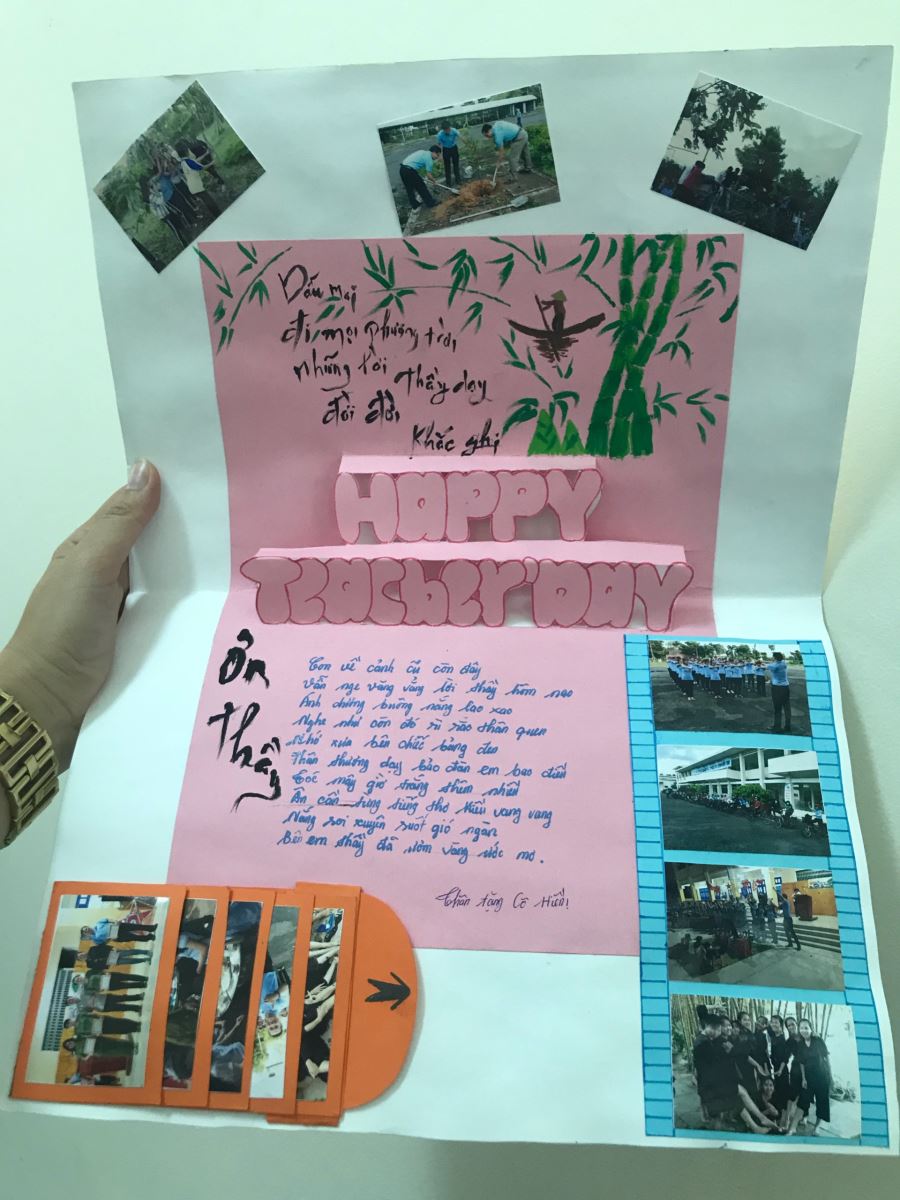 Những món quà đặc biệt và thiêng liêng của sinh viên Phân hiệu ĐHQG - HCM tại tỉnh Bến Tre dành tặng Thầy Cô nhân dịp 20/11