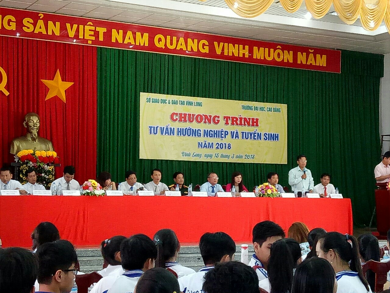 Phân hiệu ĐHQG-HCM tại tỉnh Bến Tre tư vấn tuyển sinh 2018 tại địa bàn tỉnh Vĩnh Long